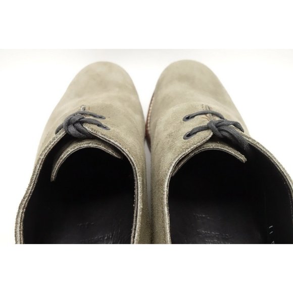 Helm Olive Green Suede Leather Dress Casual Oxfords Shoes Men\'s 11 D main image 4